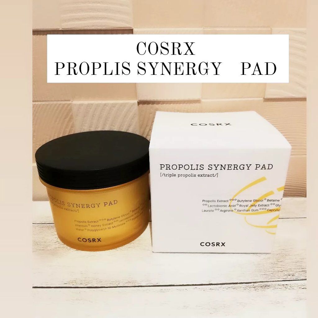 フルフィットプロポリスシナジーパッド/COSRX/トナーパッドを使ったクチコミ（1枚目）