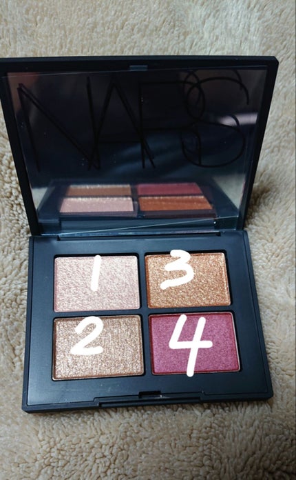 クワッドアイシャドー/NARS/アイシャドウパレットを使ったクチコミ(2枚目)