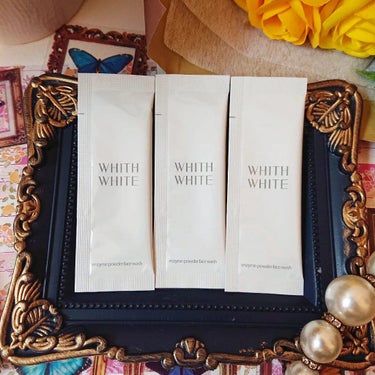 WHITH WHITE 酵素洗顔パウダーのクチコミ「【WHITH WHITE 酵素洗顔パウダー】
のご紹介です。

『商品説明』

《W酵素》

.....」（2枚目）