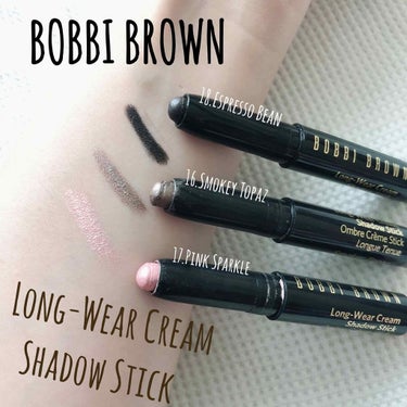 伸び、発色、ラメ感、使用感さすがデパコス❤️

BOBBI BROWN
ロングウェアクリームシャドウスティック

18.エスプレッソビーン
16.スモーキートパーズ
17.ピンクスパークル

写真は期間