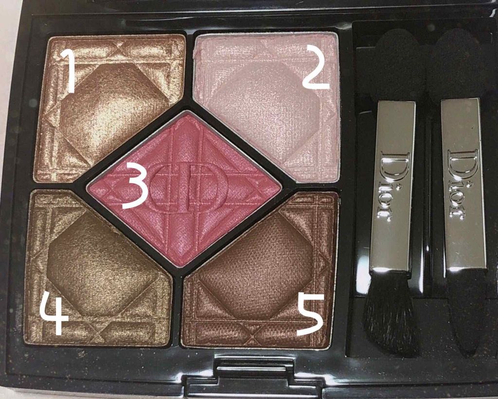 サンク クルール/Dior/アイシャドウパレットを使ったクチコミ(3枚目)