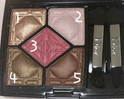 サンク クルール/Dior/アイシャドウパレットを使ったクチコミ(3枚目)