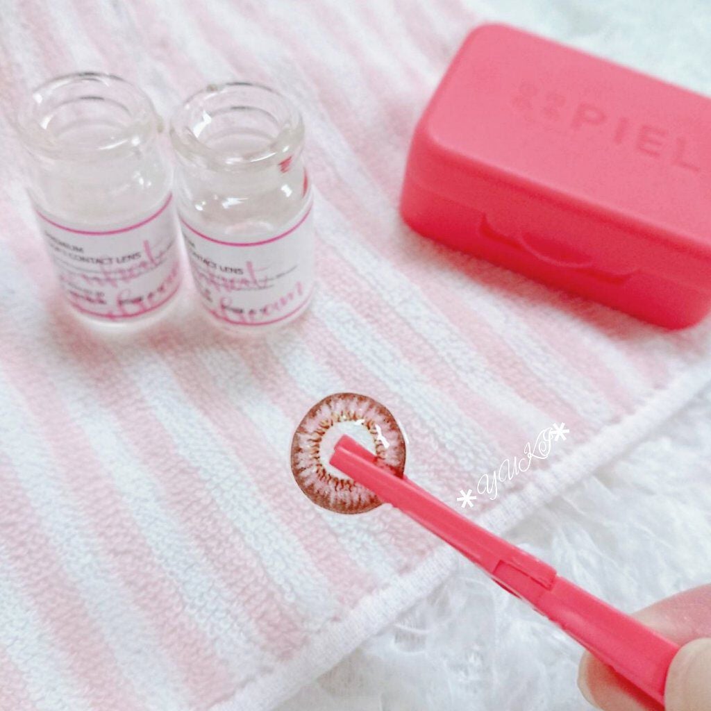 シャンパンピンク/ザピエル/カラーコンタクトレンズを使ったクチコミ(5枚目)