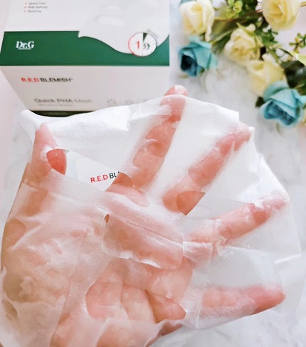 レッドブレミッシュクイックPHAシートマスク/Dr.G/シートマスク・パックを使ったクチコミ(6枚目)