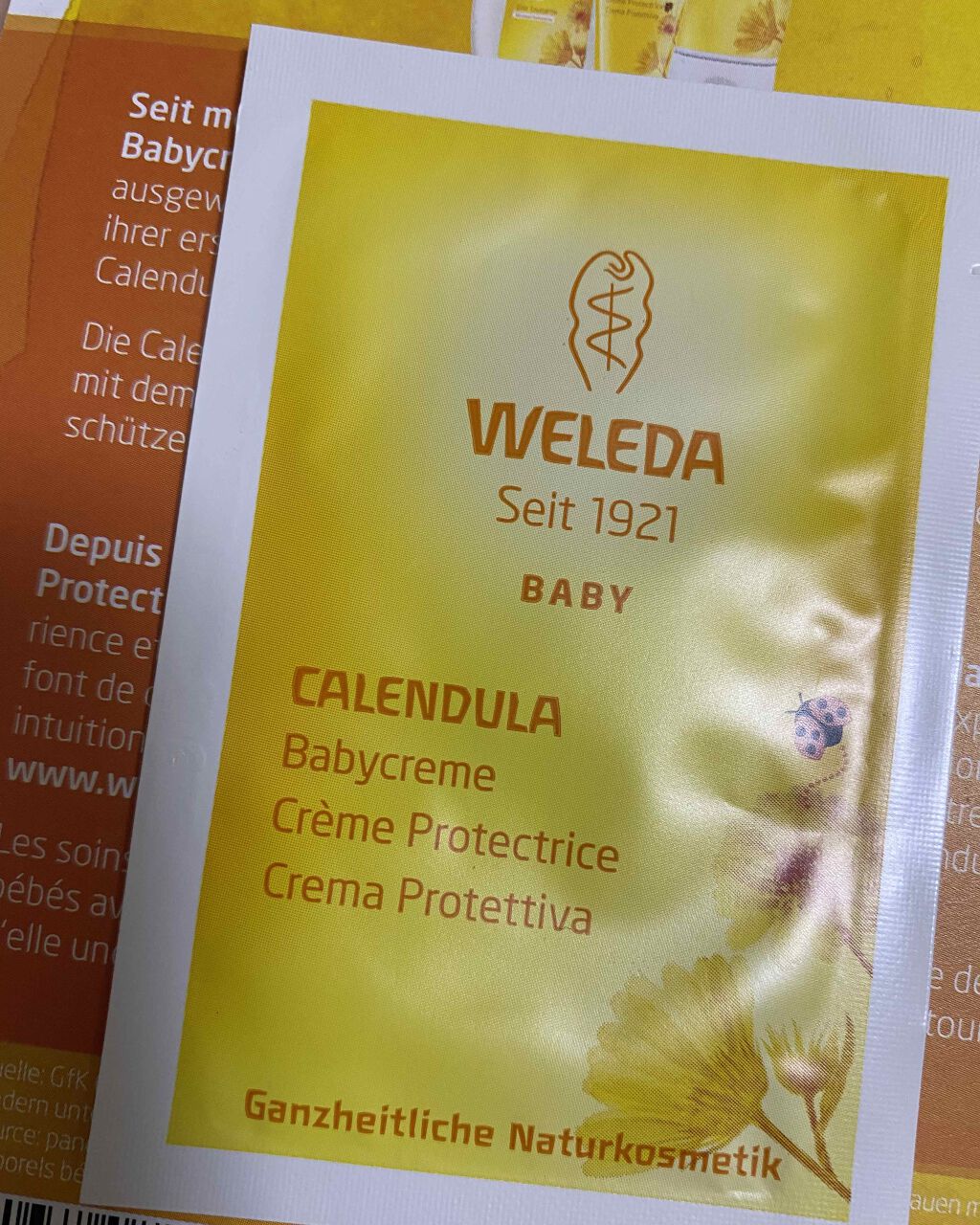 カレンドラ ベビーフェイシャルクリーム/WELEDA/ハンドクリームを使ったクチコミ（1枚目）