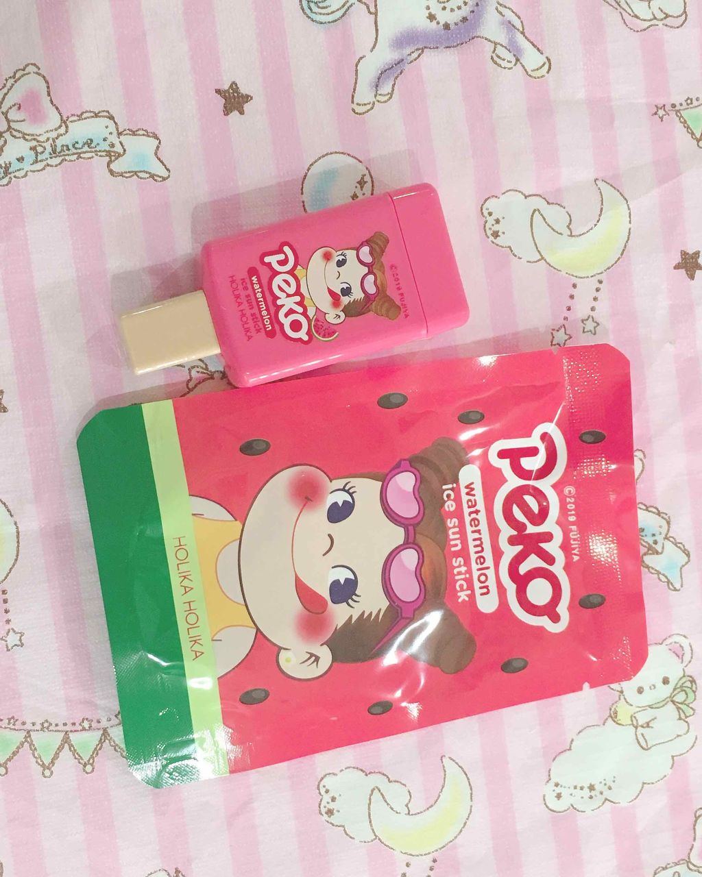 スイカアイスサンスティック/HOLIKA HOLIKA/日焼け止めスティックを使ったクチコミ（1枚目）