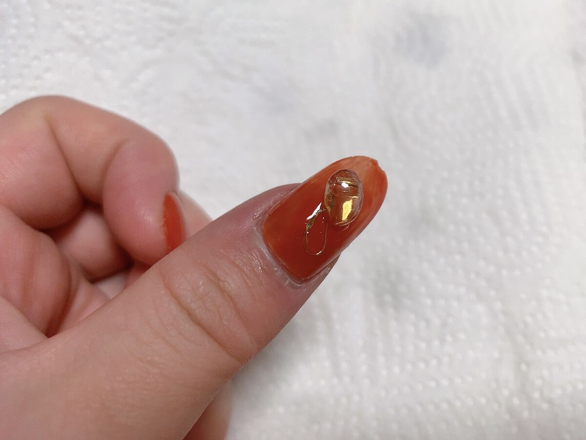 BRG ジェルネイル 20 テラコッタ/DAISO/ジェルネイルを使ったクチコミ（2枚目）