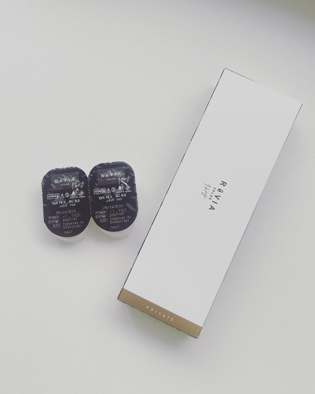 ReVIA 1day/ReVIA/ワンデー（１DAY）カラコンを使ったクチコミ（1枚目）