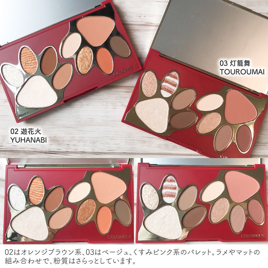 トラ十色アイシャドウパレット/COLORKEY/アイシャドウパレットを使ったクチコミ(3枚目)