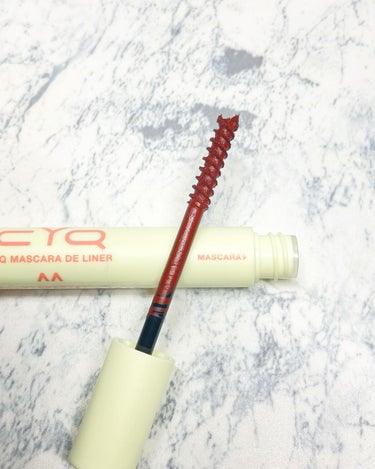 CYQ CYQ MASCARA DE LINERのクチコミ「新発想のカラーマスカラ！

ーーーーーーーーーーーー
CYQ マスカラでライナー
ーーーーーー.....」（2枚目）