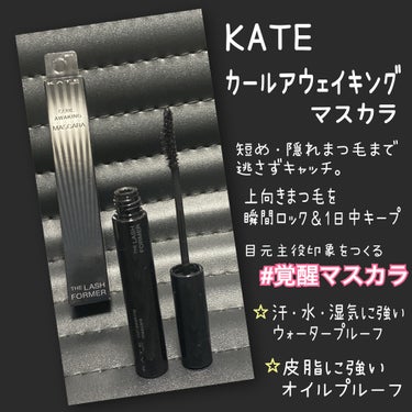 カールアウェイキングマスカラ/KATE/マスカラを使ったクチコミ（2枚目）