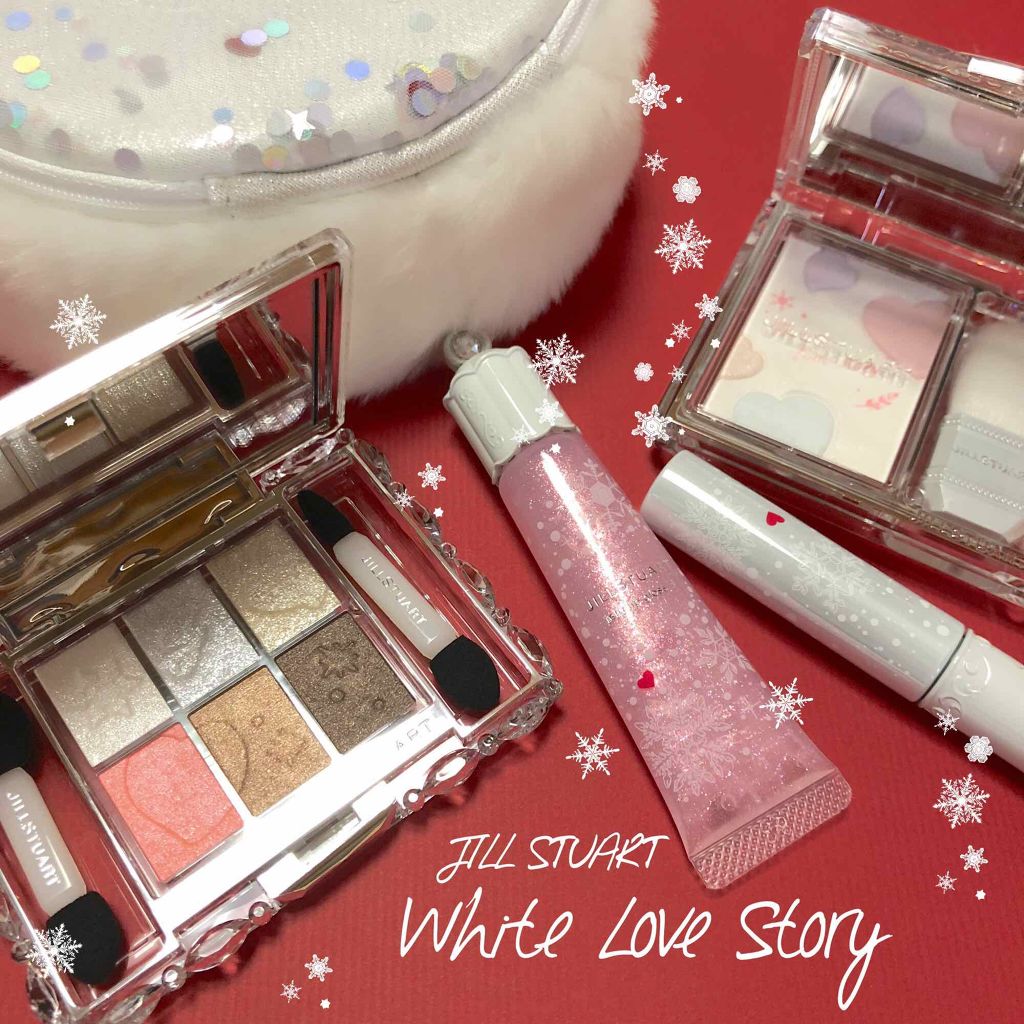 ホワイトラブストーリー コレクション (クリスマスコフレ 2018) ブルーミングブロッサム　カールラッシュマスカラ S/JILL STUART/メイクアップキットを使ったクチコミ（1枚目）
