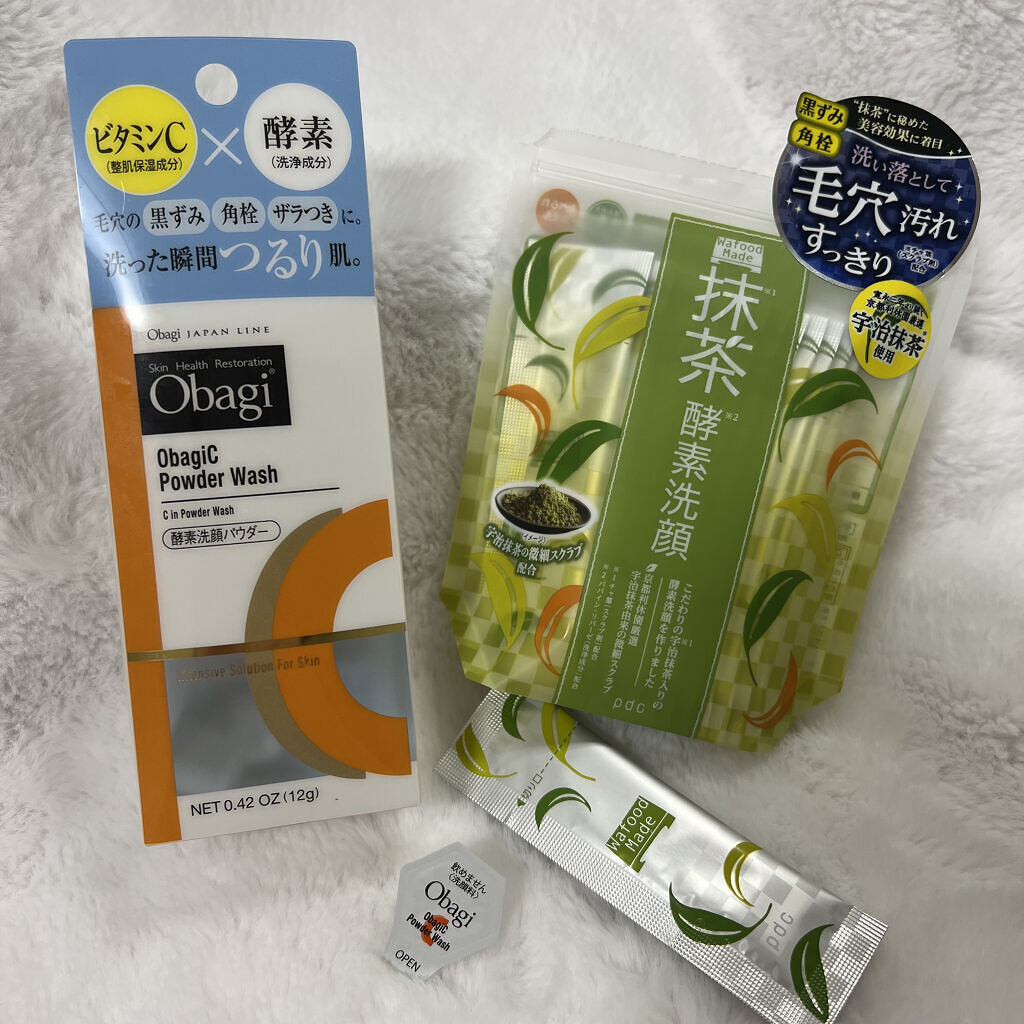 ワフードメイド　宇治抹茶酵素洗顔/pdc/洗顔パウダーを使ったクチコミ（1枚目）