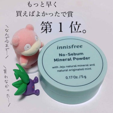 ノーセバム ミネラルパウダー/innisfree/ルースパウダーを使ったクチコミ（1枚目）