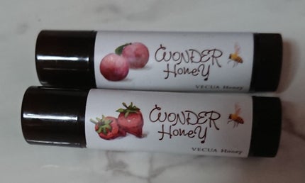ワンダーハニー 色づくジューシー蜜リップ/VECUA Honey/リップクリームを使ったクチコミ(1枚目)