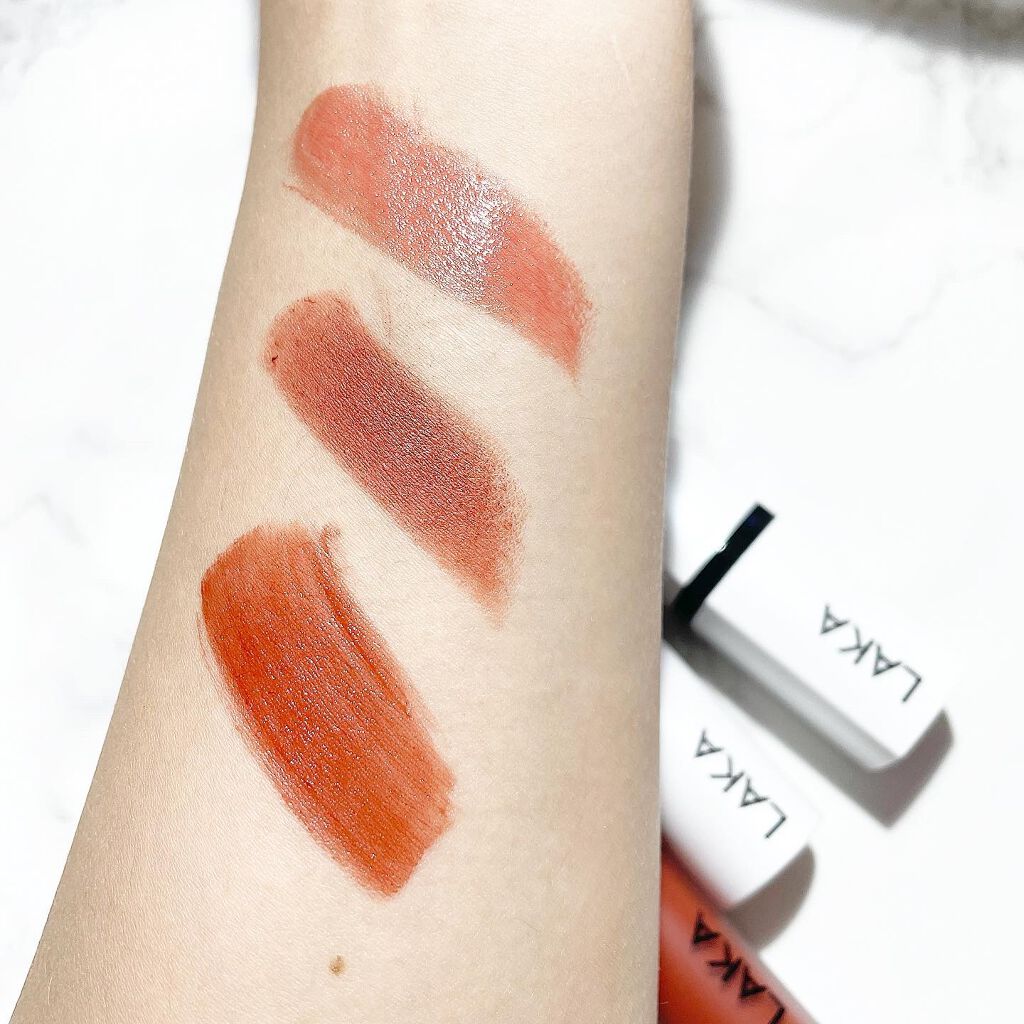 スムースマットリップスティック/Laka/口紅を使ったクチコミ(4枚目)