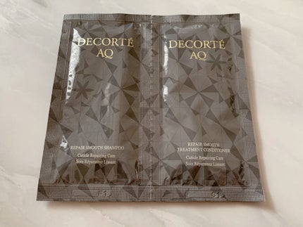 AQ リペア スムース シャンプー/トリートメント コンディショナー/DECORTÉ/市販シャンプーを使ったクチコミ(1枚目)