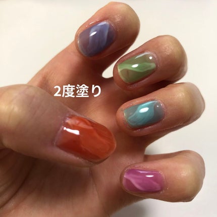 ジェルネイル(ライト対応)/セリア/ジェルネイルを使ったクチコミ(4枚目)