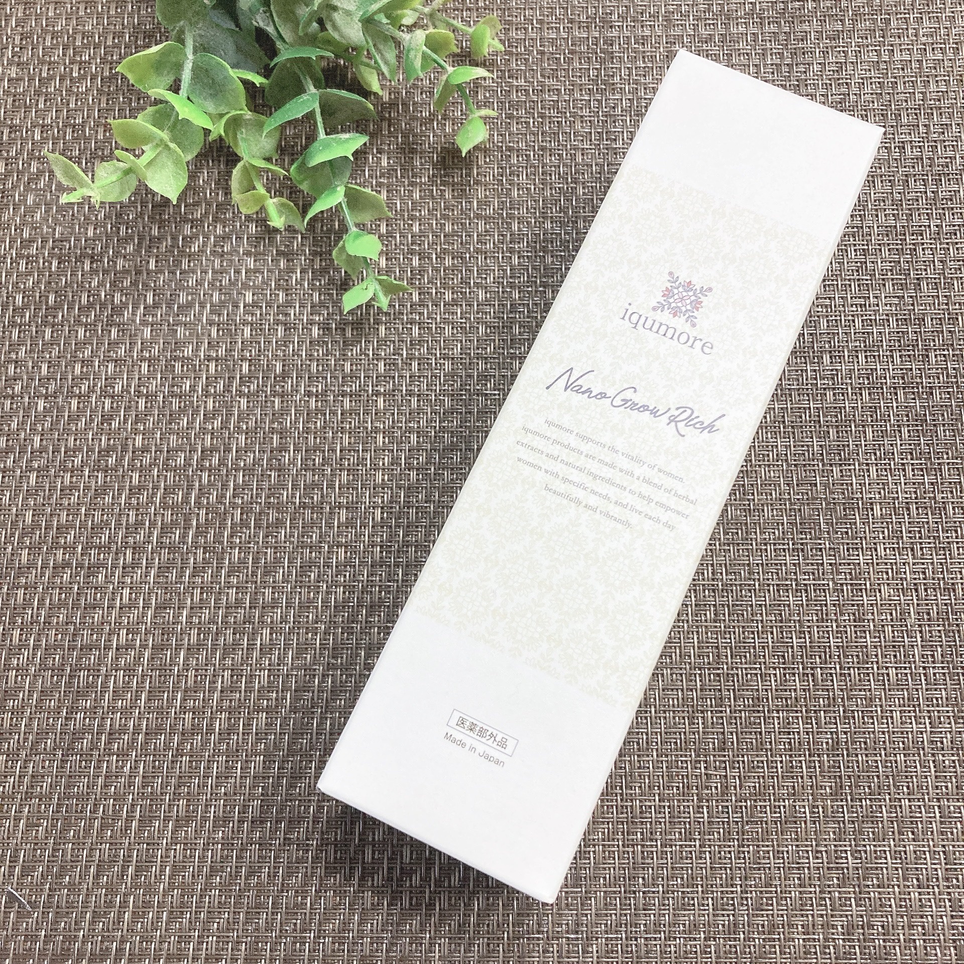 ナノグロウリッチ/iqumore/頭皮ローションを使ったクチコミ（2枚目）