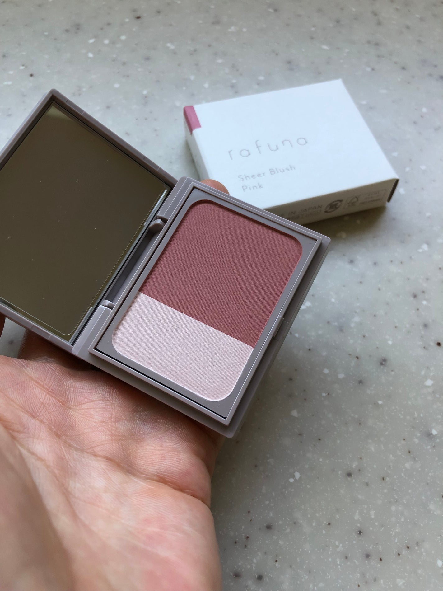 シアーブラッシュ /rafuna/パウダーチークを使ったクチコミ(2枚目)