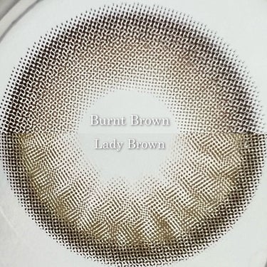 Burnt Brown/eyesm/カラーコンタクトレンズを使ったクチコミ（2枚目）
