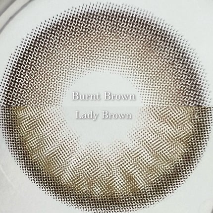Burnt Brown/eyesm/カラーコンタクトレンズを使ったクチコミ(2枚目)
