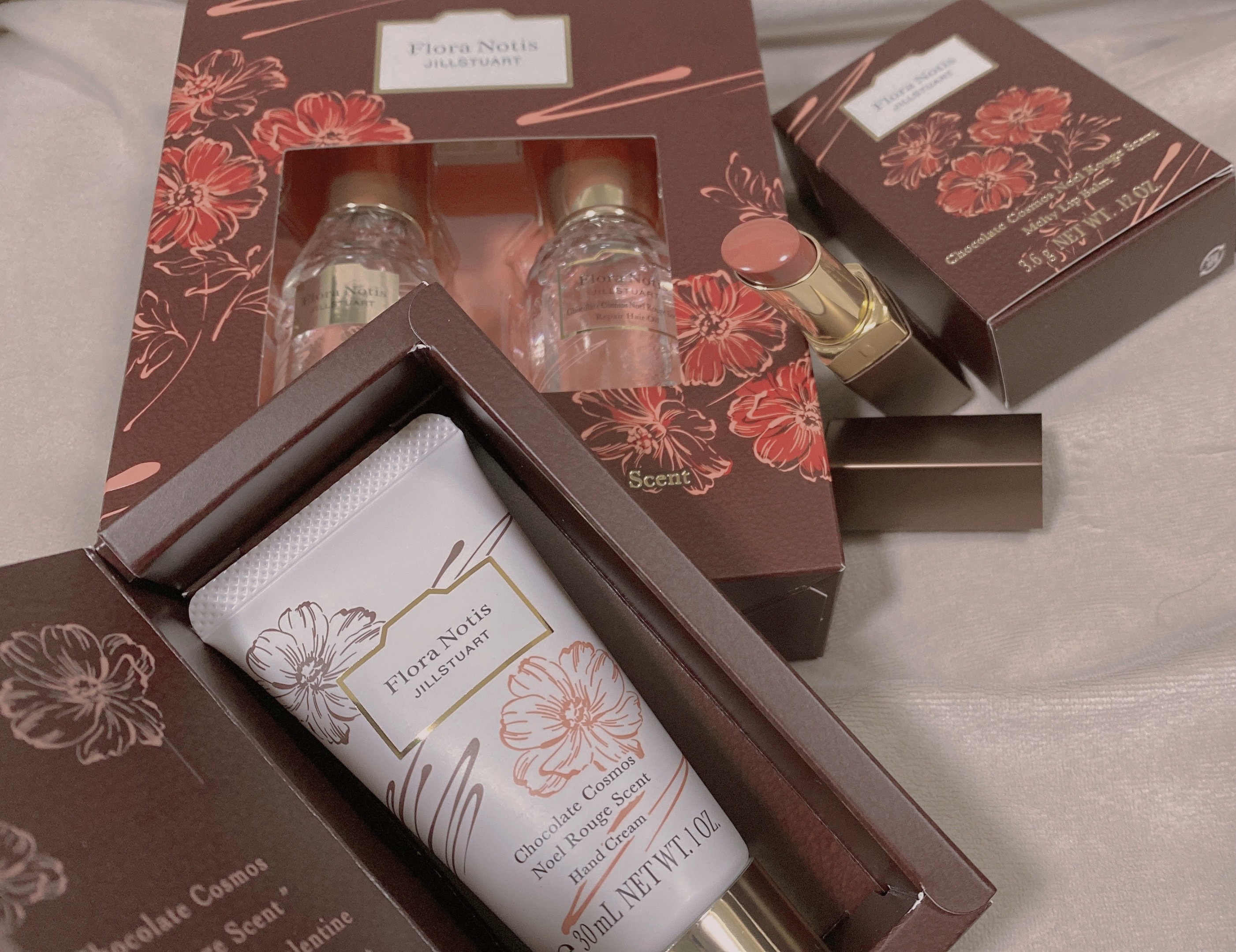 チョコレートコスモス  ノエルルージュ メルティリップバーム/Flora Notis JILL STUART/リップバームを使ったクチコミ（1枚目）