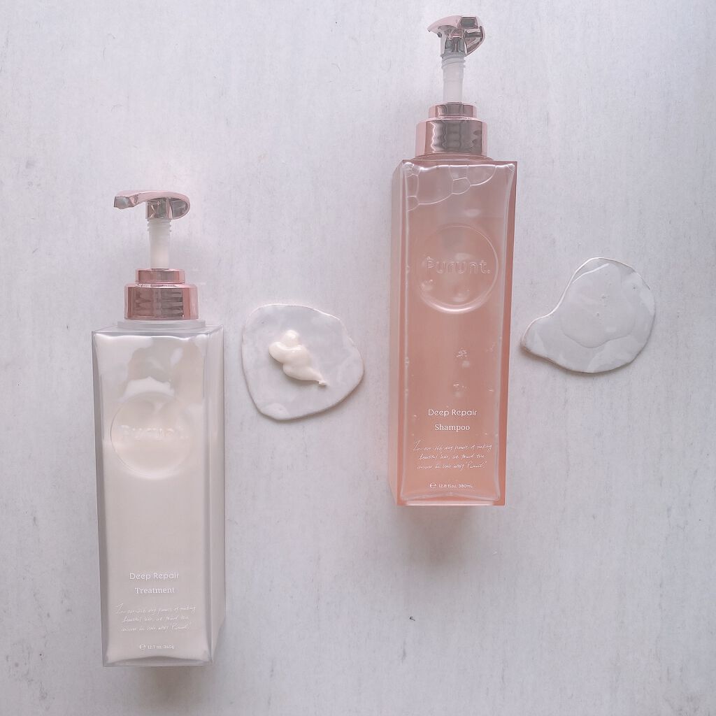 プルント ディープリペア美容液シャンプー／トリートメント/Purunt./市販シャンプーを使ったクチコミ（1枚目）