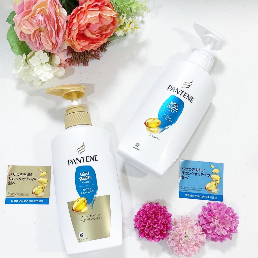 モイストスムースケア シャンプー／トリートメント in コンディショナー  シャンプー/パンテーン/市販シャンプーを使ったクチコミ（1枚目）