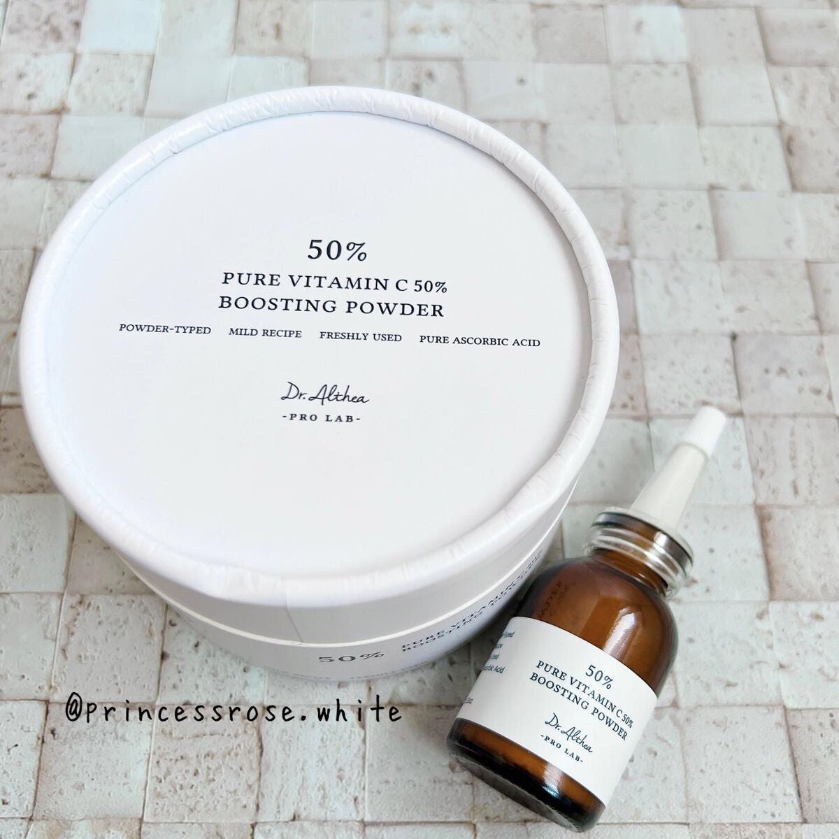 ピュアビタミンC 50% ブースティングパウダー/Dr.Althea/フェイスパウダーを使ったクチコミ(9枚目)