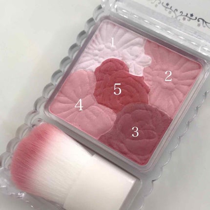 グロウフルールチークス/キャンメイク/パウダーチークを使ったクチコミ(1枚目)