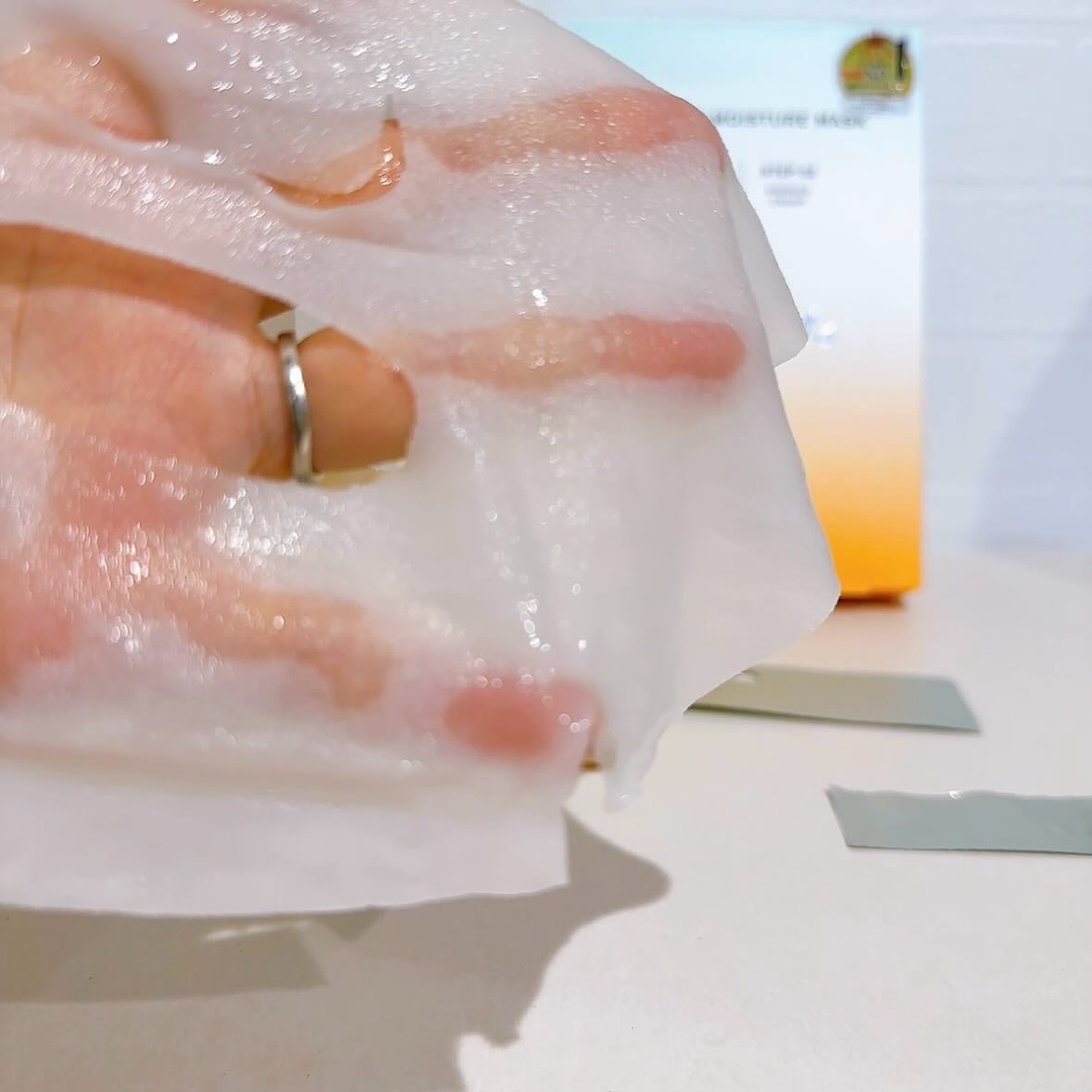 ディープモイスチャー マスク (ケアクリーム付き)/cerXcer/シートマスク・パックを使ったクチコミ(7枚目)