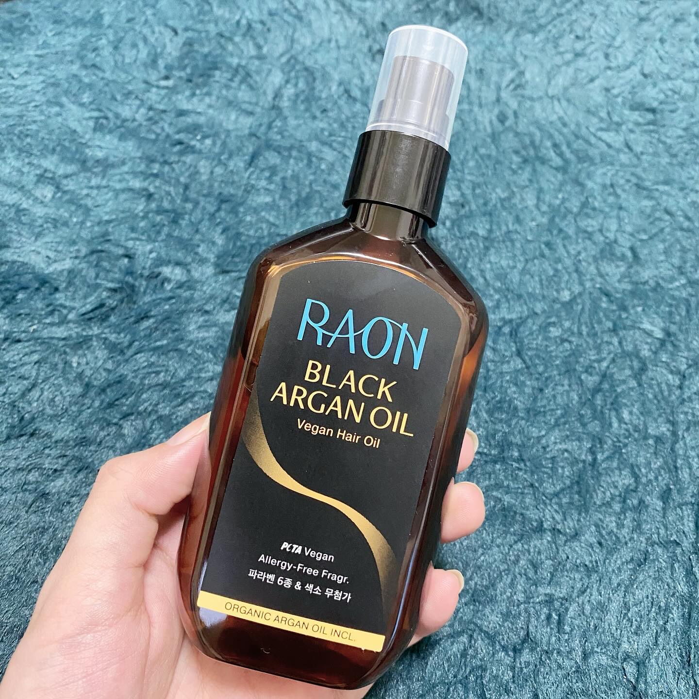 ブラックアルガンオイル/RAON/アウトバストリートメントを使ったクチコミ（1枚目）