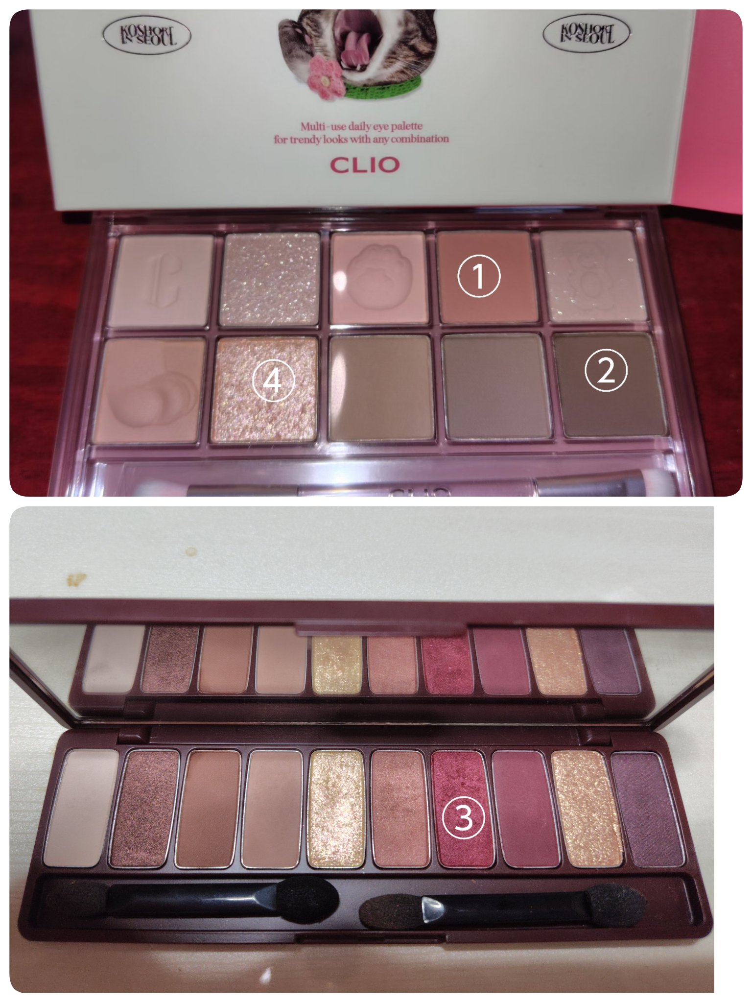 プロ アイ パレット/CLIO/アイシャドウパレットを使ったクチコミ（1枚目）