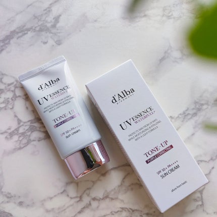 ダルバ ウォータフル トーンアップ サンクリーム(パープル)/ダルバ/日焼け止めクリームを使ったクチコミ(1枚目)