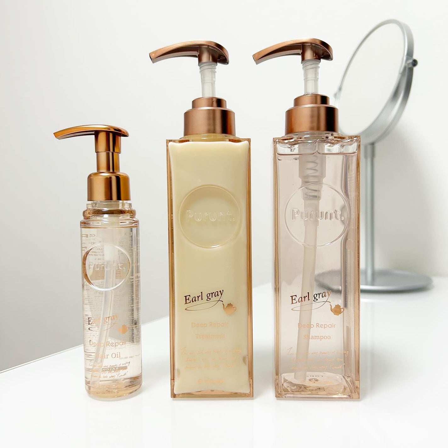 プルント ディープリペアペアセット アールグレイ N/Purunt./市販シャンプーを使ったクチコミ(1枚目)