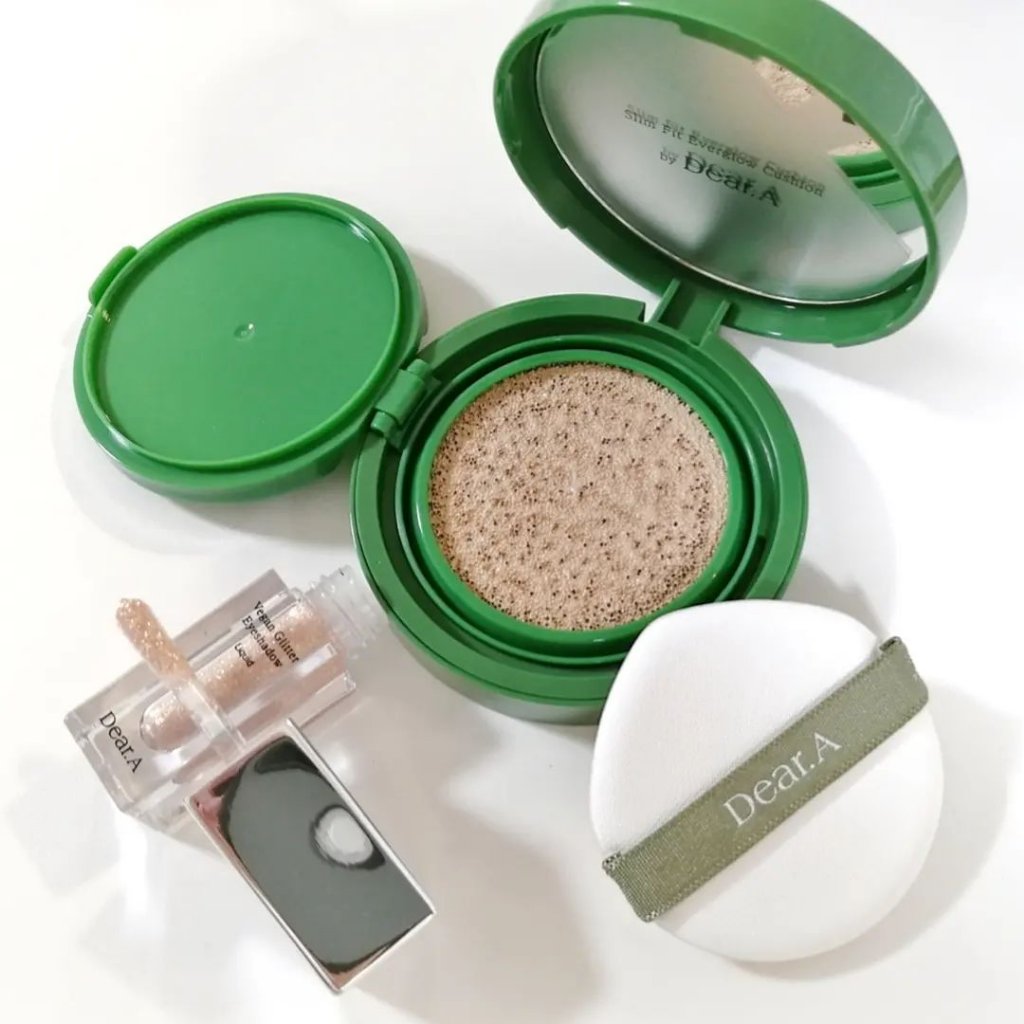 スリムフィットエバーグロウクッション 23クールベージュ/Dear.A/クッションファンデーションを使ったクチコミ（2枚目）