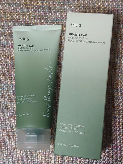 ドクダミポアディープクレンジングフォーム/Anua/洗顔フォームを使ったクチコミ(1枚目)