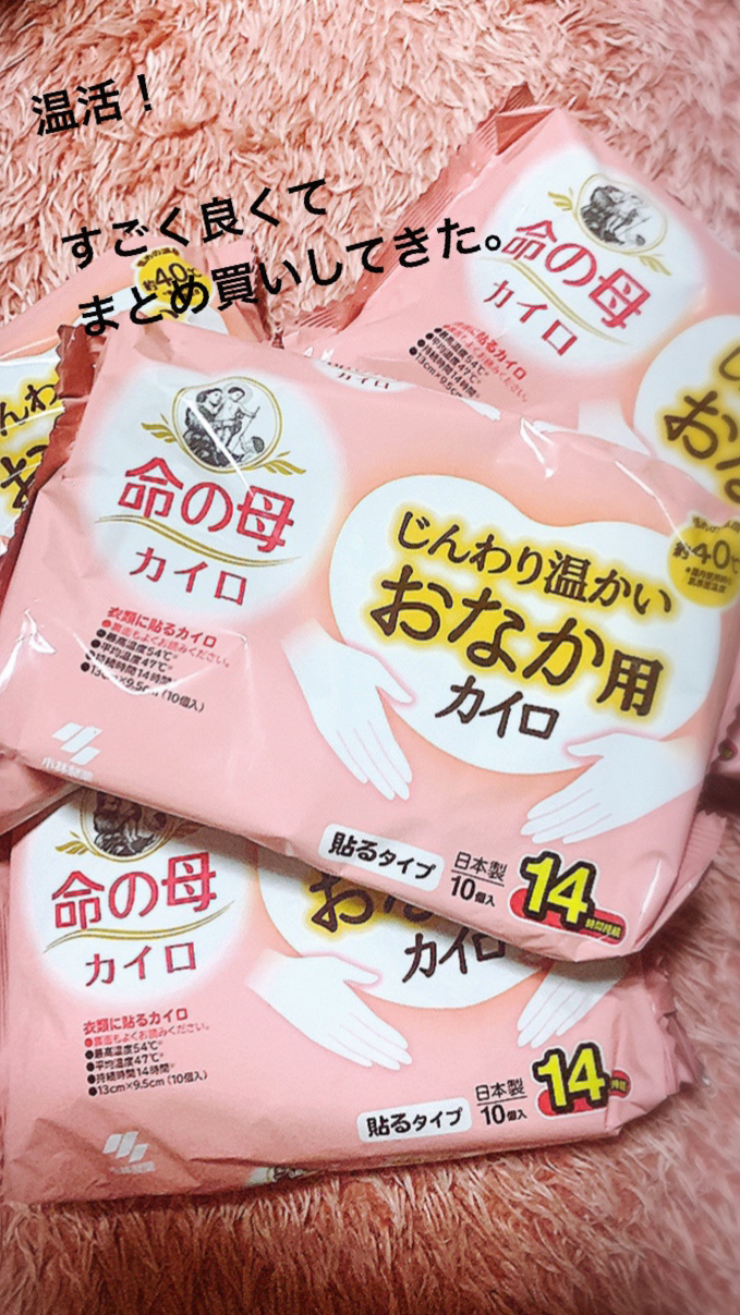 命の母 貼るタイプカイロ/桐灰化学/その他を使ったクチコミ（1枚目）