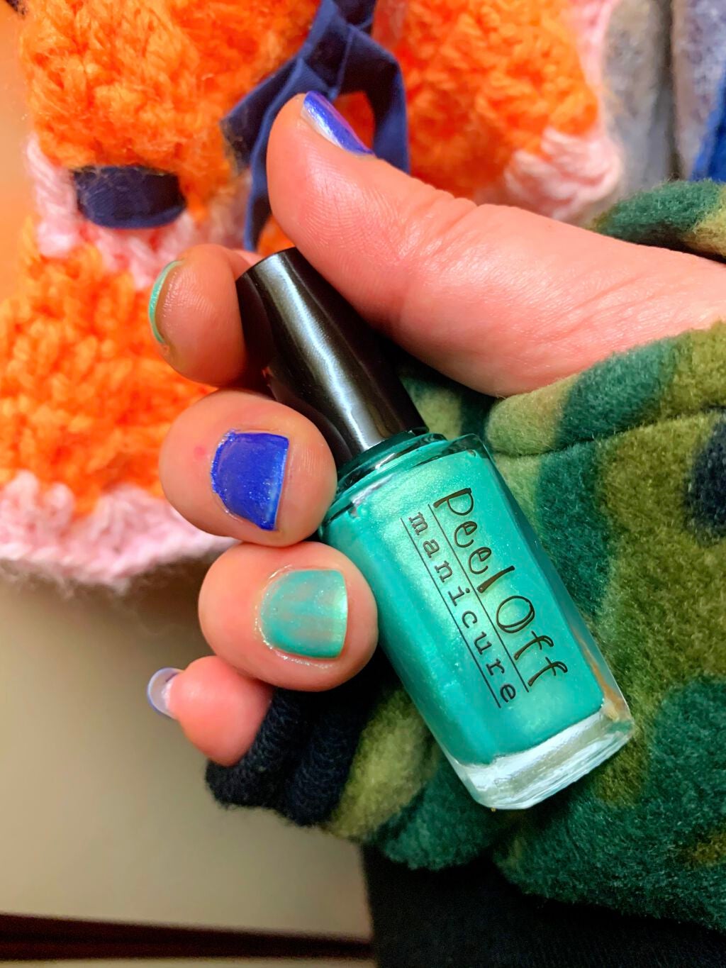 ピールオフマニキュア/キャンドゥ/マニキュアを使ったクチコミ(2枚目)