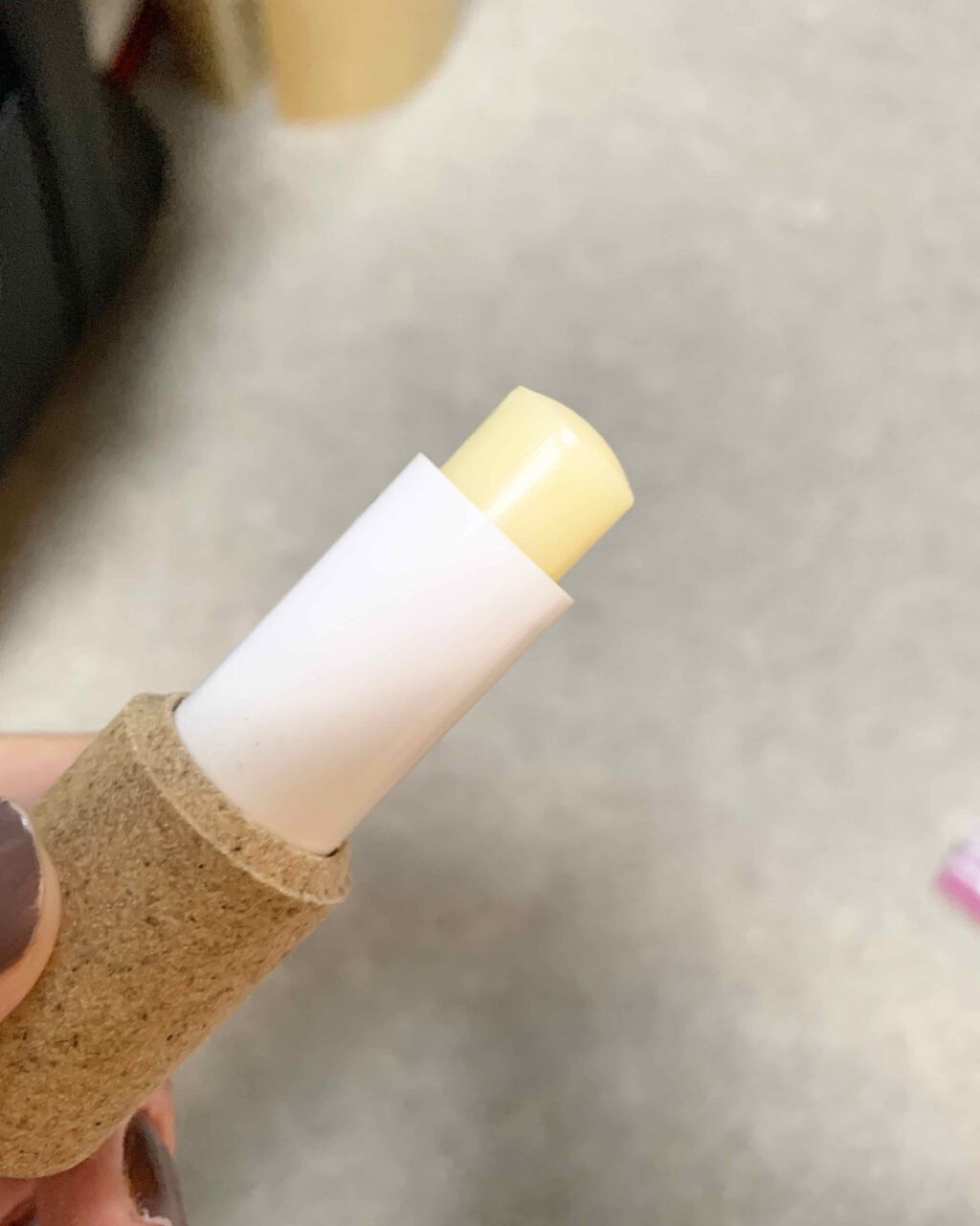 オーガニック リップバーム バニラの香り/クナイプ/リップケアを使ったクチコミ（3枚目）