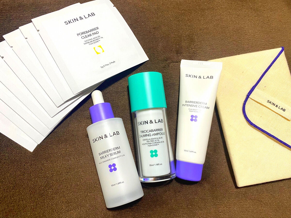 バリアダームモイストクリーム/SKIN&LAB/フェイスクリームを使ったクチコミ(2枚目)