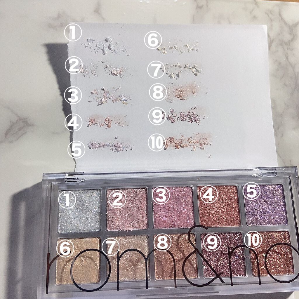 ベターザンパレット/rom&nd/アイシャドウパレットを使ったクチコミ(3枚目)