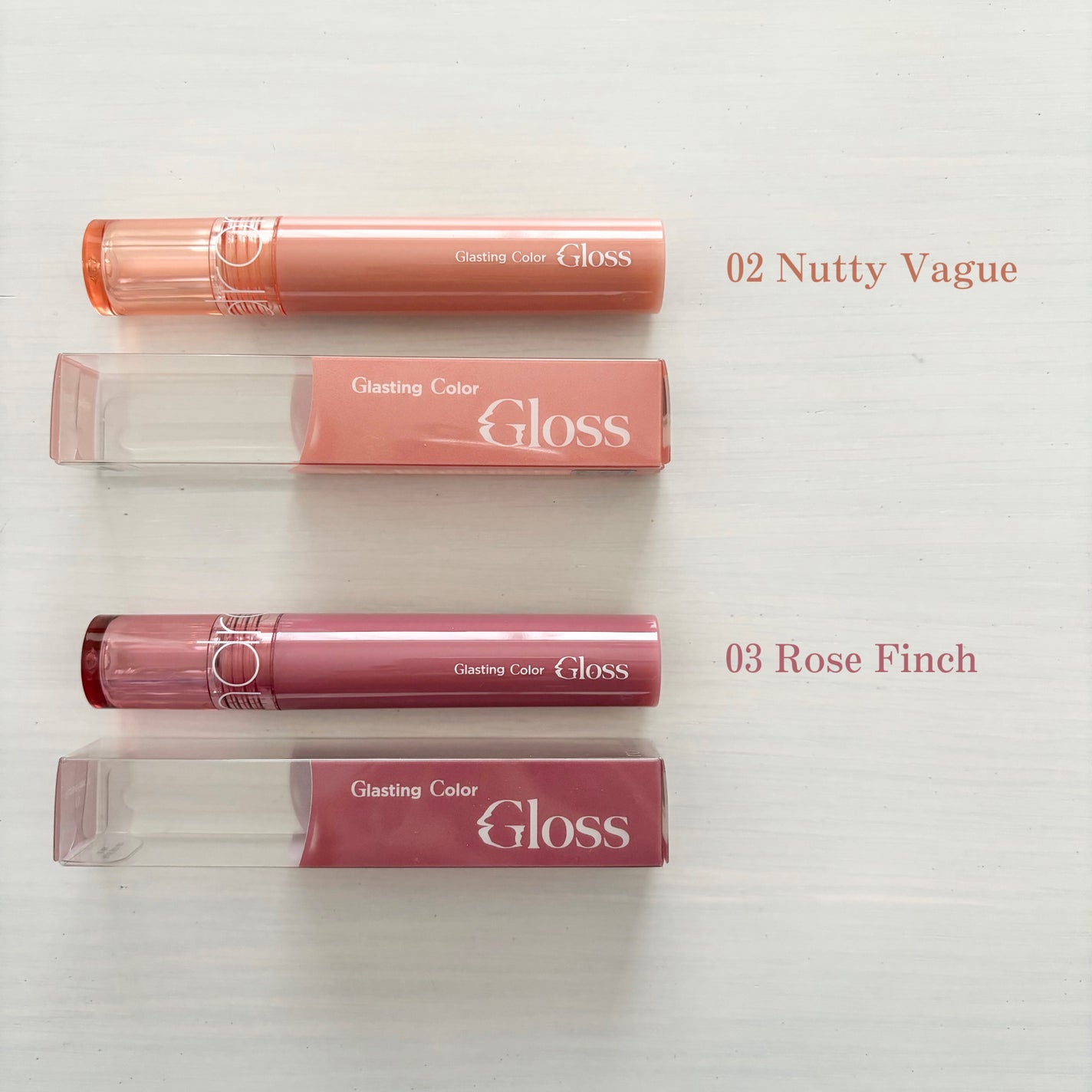 グラスティングカラーグロス/rom&nd/リップグロスを使ったクチコミ(2枚目)