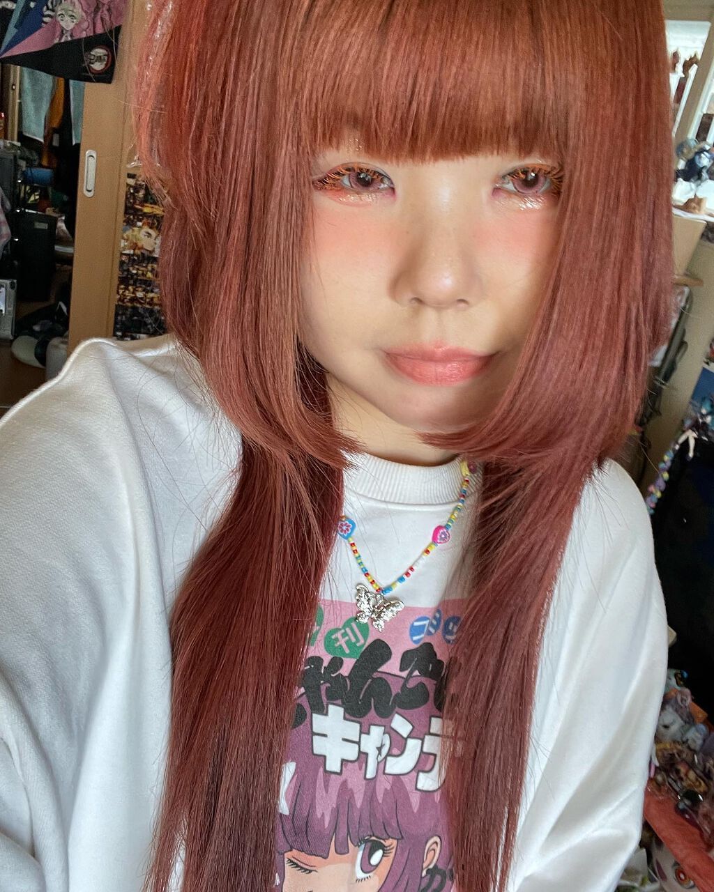 メガ・ステッキ 03 カボチャーム/RICAFROSH/マスカラを使ったクチコミ（3枚目）