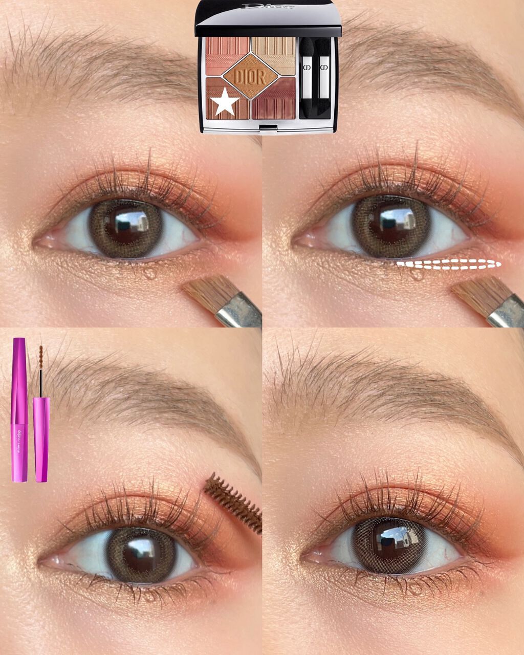 Yurika Ueki on LIPS 「Diorの限定アイシャドウが可愛い🌞サンククルールクチュール..」(4枚目)