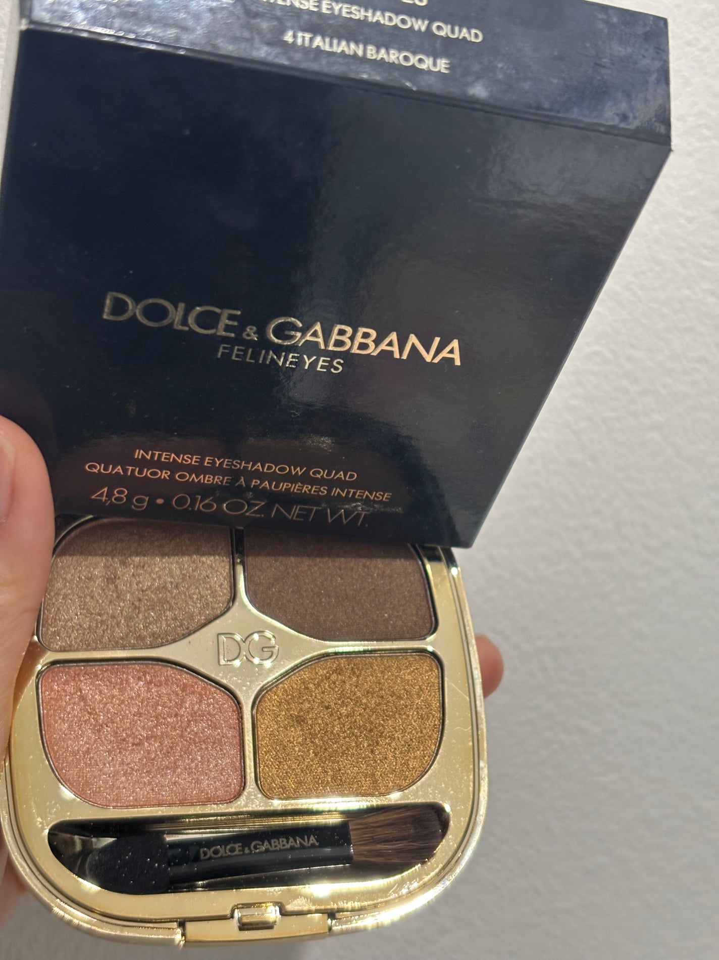 フェリンアイズ インテンスアイシャドウ クアッド/DOLCE&GABBANA BEAUTY/アイシャドウパレットを使ったクチコミ(1枚目)
