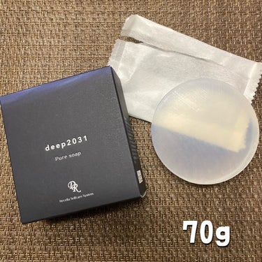 deep2031 ピュアソープのクチコミ「deep2031
ピュアソープ
70g / 税込1,870円

深い海の恵みと発酵の知恵で洗い.....」（2枚目）