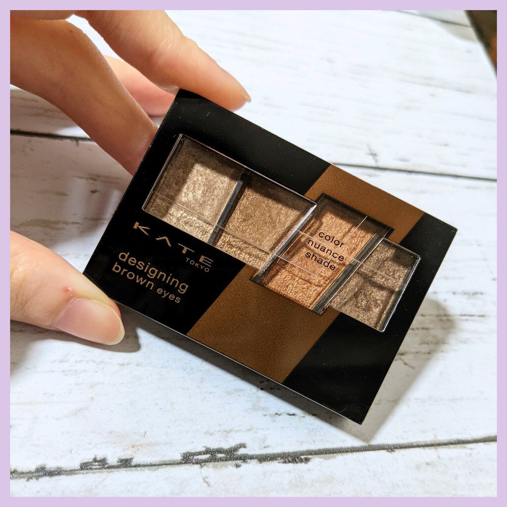 デザイニングブラウンアイズ/KATE/アイシャドウパレットを使ったクチコミ（1枚目）