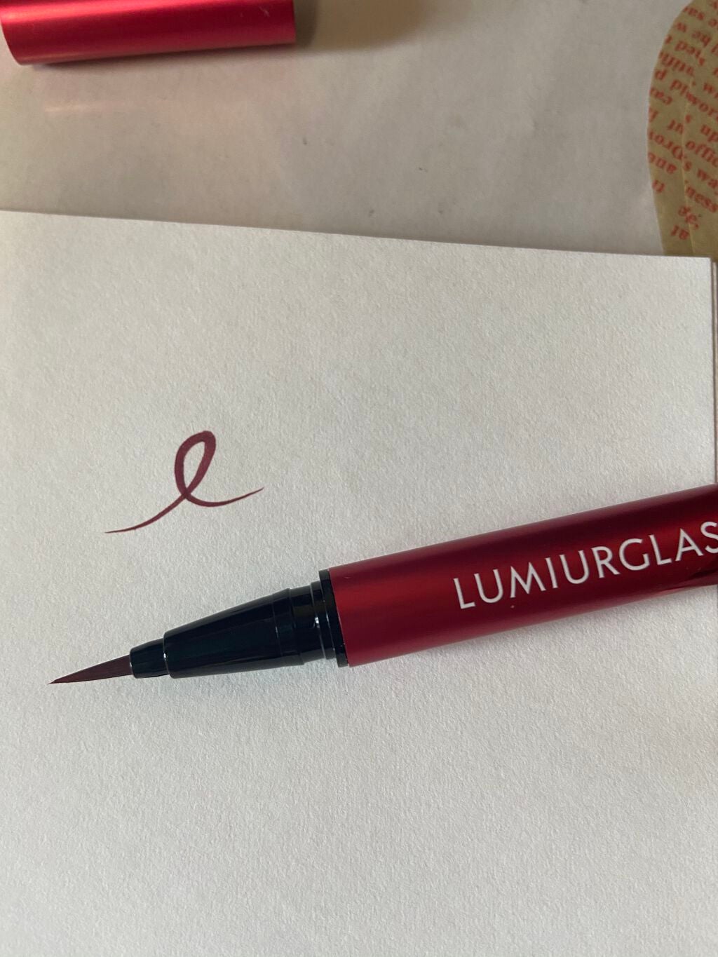 スキルレスライナー/LUMIURGLAS/リキッドアイライナーを使ったクチコミ(1枚目)